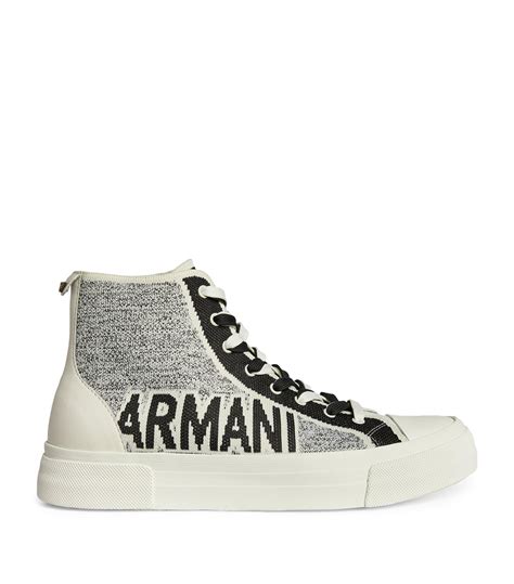 mens cheap armani trainers|Armani high top sneakers men.